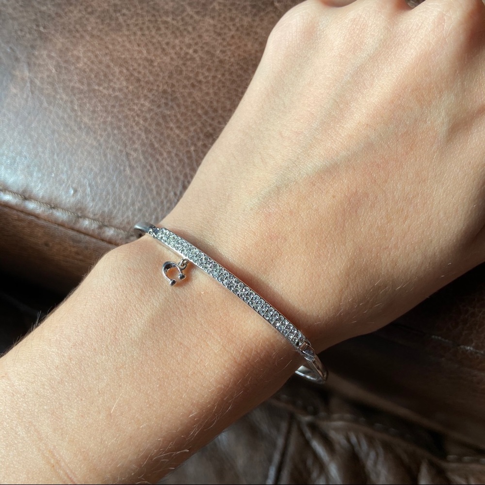 Silver Coach bracelet